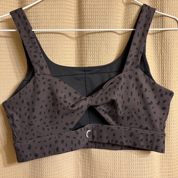 Czyia Bra Top Tank Black Leopard Women's S - Picture 3 of 3
